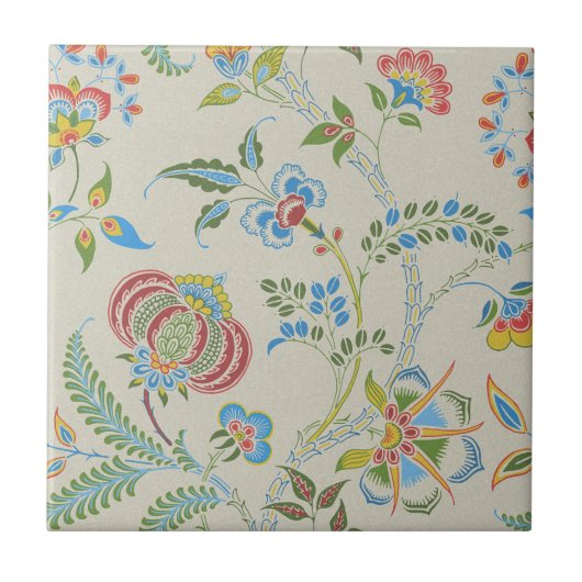 Lewis Day's "Granny" Kleine Keramik Tile Fliese (Vorderseite)