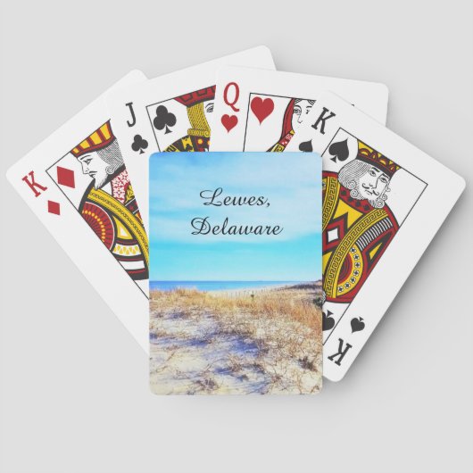 Lewis Delaware Playing Cards Spielkarten (Rückseite)