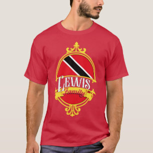 Lewis Family Trinidad und Tobago Flag T-Shirt