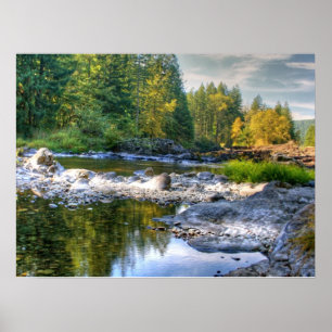 Lewis-Fluss-Fall Poster