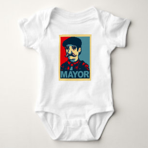 Lewis For Mayor - inspirierte Kampagne im Stardew- Baby Strampler