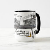 Lewis-Gewehr-Kaffee-Tasse 1914 Tasse (VorderseiteRechts)