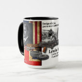 Lewis-Gewehr-Kaffee-Tasse 1914 Tasse (Vorderseite Links)