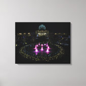 Lewis Ginter Botanical Garden Lights. Leinwand (Vorderseite)