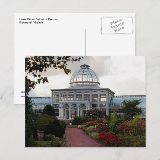Lewis Ginter Botanischer Garten Postkarte (Vorne/Hinten)