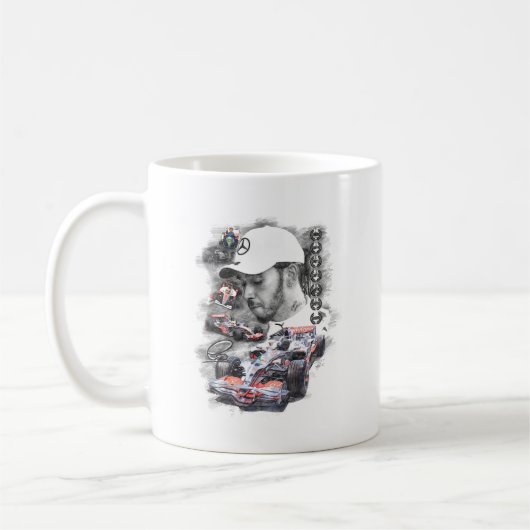 Lewis Hamilton Kaffeetasse (Links)