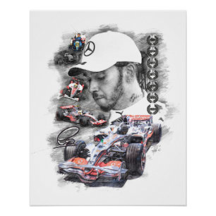 Lewis Hamilton Poster