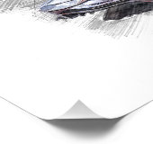 Lewis Hamilton Poster (Ecke)