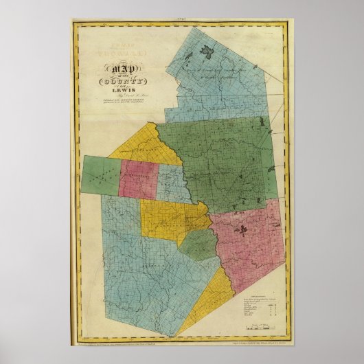 Lewis Landkreis Poster (Vorne)