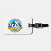 Lewis Mountain Range Gepäckanhänger (Vorderseite horizontal)