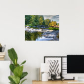 Lewis River Fall Poster (Heimbüro)
