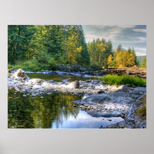 Lewis River Fall Poster (Vorne)
