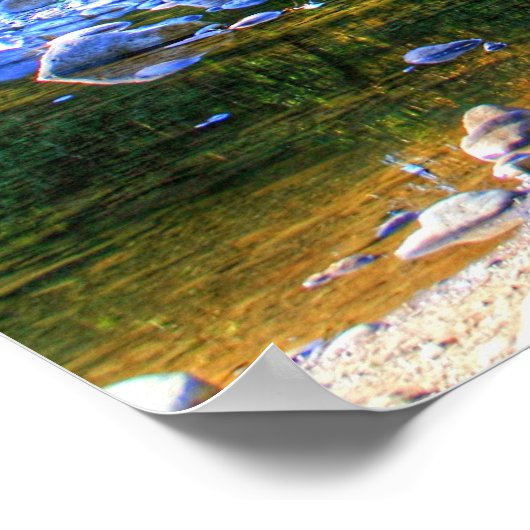 Lewis River Poster (Ecke)