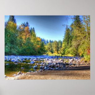 Lewis River Poster