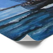 Lewis' Sailboat Poster (Ecke)