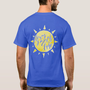 Lewis Smith Lago Sunshine Calligraphy Doppelseitig T-Shirt