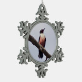 Lewis Specht Schneeflocken Zinn-Ornament (Links)