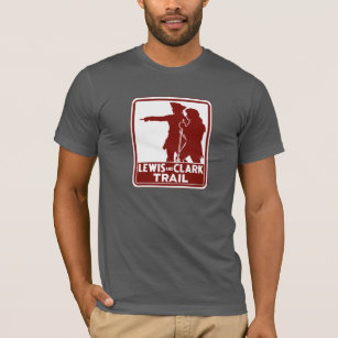 Lewis u. Clark, Verkehrs-Führer-Zeichen, USA T-Shirt