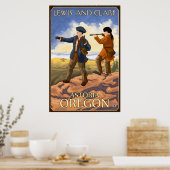 Lewis und Clark - Astoria, Oregon Poster (Küche)
