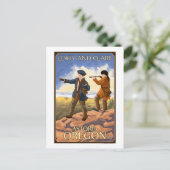 Lewis und Clark - Astoria, Oregon Postkarte (Stehend Vorderseite)