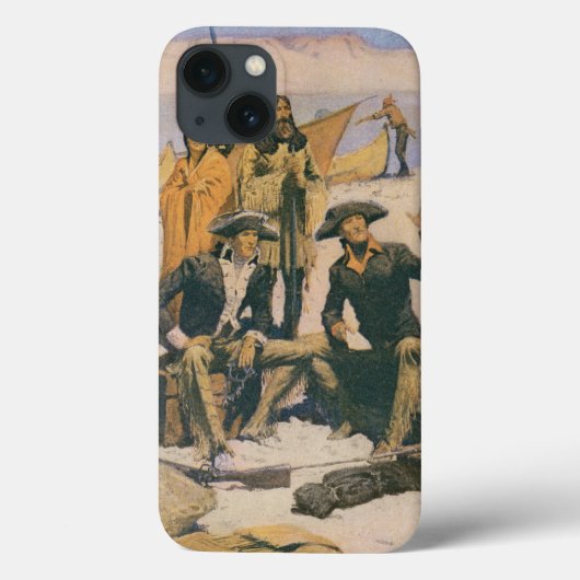Lewis und Clark beim Columbia River Case-Mate iPhone Hülle (Rückseite)