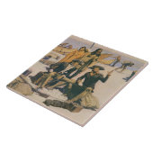 Lewis und Clark beim Columbia River Fliese (Seite)