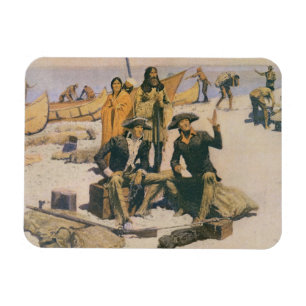 Lewis und Clark beim Columbia River Magnet