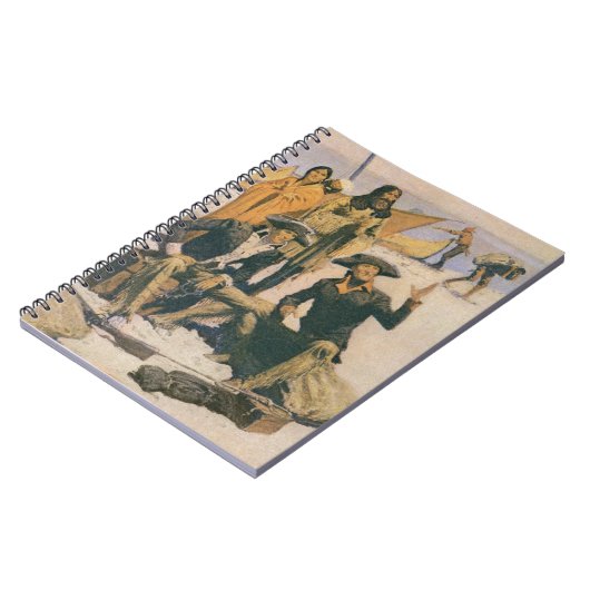 Lewis und Clark beim Columbia River Notizblock (Linke Seite)