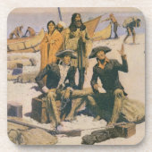 Lewis und Clark beim Columbia River Untersetzer (Vorderseite)