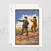 Lewis und Clark - Cape Enttäuschung, Oregon Postkarte (Vorne/Hinten)