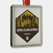 Lewis und Clark Caverns Staat Park Montana Ornament Aus Metall (Rechts)