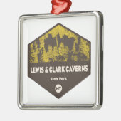 Lewis und Clark Caverns Staat Park Montana Ornament Aus Metall (Links)
