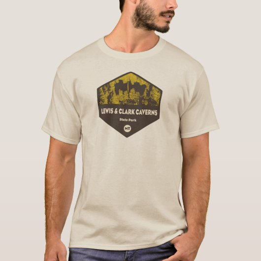 Lewis und Clark Caverns Staat Park Montana T-Shirt (Vorderseite)