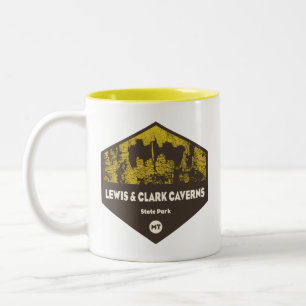 Lewis und Clark Caverns Staat Park Montana Zweifarbige Tasse