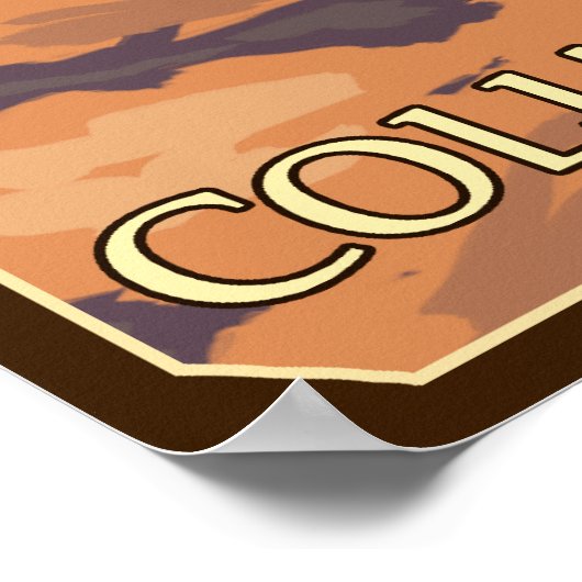 Lewis und Clark - Columbia River Gorge, Oregon Poster (Ecke)