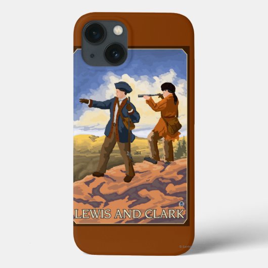 Lewis und Clark, die den Westen erforschen Case-Mate iPhone Hülle (Rückseite)