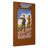 Lewis und Clark, die den Westen erforschen Klemmbrett (Rechts)