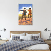 Lewis und Clark Erforschen des Westens Leinwanddruck (Insitu (Schlafzimmer))