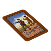 Lewis und Clark Erforschen des Westens Magnet (Rechte Seite)