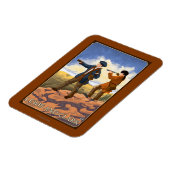 Lewis und Clark Erforschen des Westens Magnet (Linke Seite)