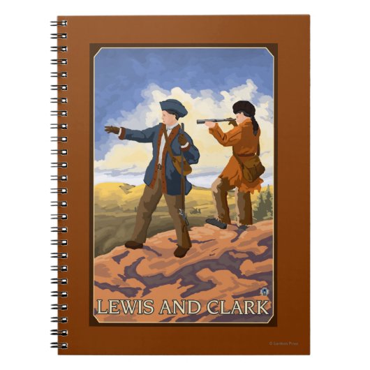 Lewis und Clark Erforschen des Westens Notizblock (Vorderseite)