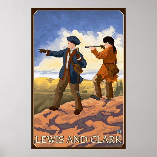 Lewis und Clark Erforschen des Westens Poster (Vorne)