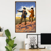 Lewis und Clark Erforschen des Westens Poster (Heimbüro)