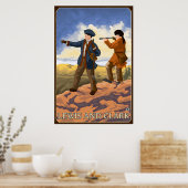 Lewis und Clark Erforschen des Westens Poster (Küche)