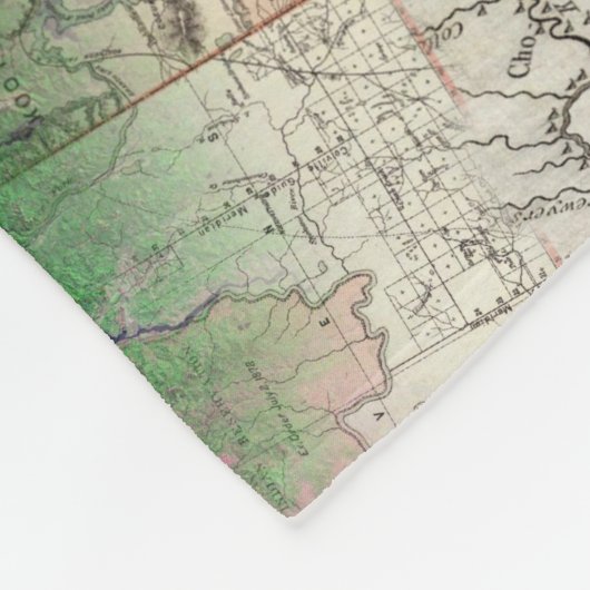 Lewis und Clark Fleecedecke (Ecke)