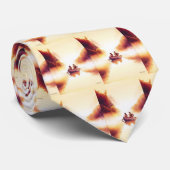 "Lewis- und Clark" Fluss-Szenen-Aquarell Krawatte (Gerollt)