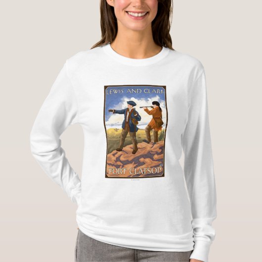 Lewis und Clark - Fort Clatsop, Oregon T-Shirt (Vorderseite)