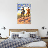 Lewis und Clark - Glacier National Park, MT Leinwanddruck (Insitu (Schlafzimmer))