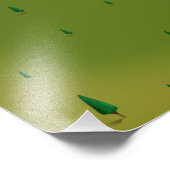 Lewis und Clark Lake Map Poster. Fotodruck (Ecke)