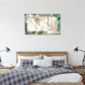 Lewis und Clark Leinwanddruck (Insitu (Schlafzimmer))